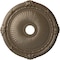 Ekena Millwork Heaton Ceiling Medallion (Fits Canopies up to 6 1/2"), 27 1/2"OD x 3 7/8"ID x 2 1/4"P, Warm Silver CM27HEWSS - alternate 1